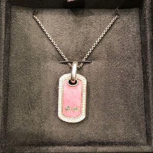 David Yurman “Dog Tag” Style Necklace